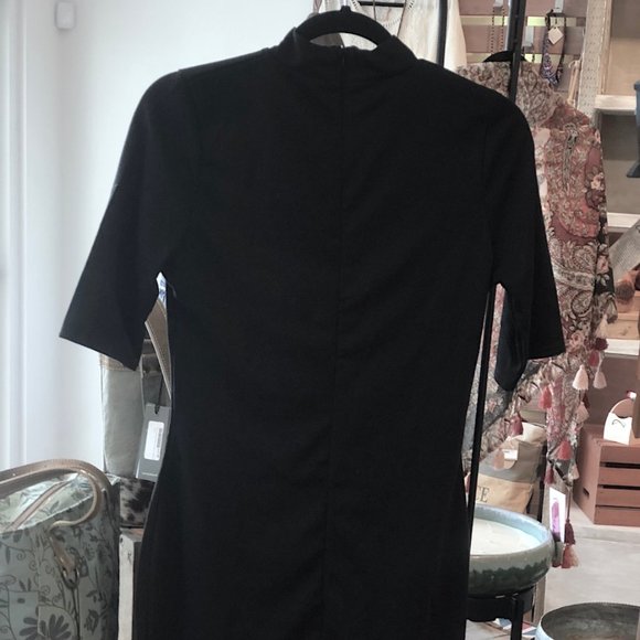 NWT Bodycon Black Dress, PrettyLittleThing, Sz 12 - Picture 8 of 16